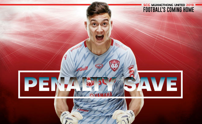 Đặng Văn Lâm xuất sắc cản phá 2 quả luân lưu, giúp Muangthong United lọt vào chung kết giải giao hữu Leo Cup