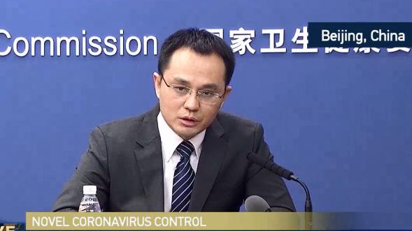 Ông Zhan Qingyuan phát biểu trong cuộc họp báo hôm 31-1. Ảnh: CGTN