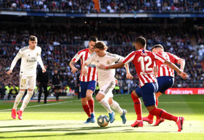 Trực tiếp bóng đá Real Madrid - Atletico Madrid: Bảo toàn thắng lợi (Hết giờ) - 1