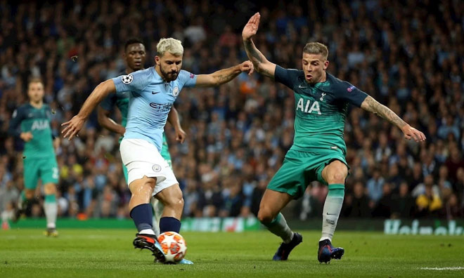 Man City cửa trên Tottenham