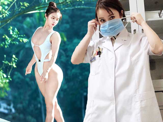 Nữ bác sĩ chống Corona trở thành tâm điểm ”gây sốt” vì hình thể ”búp bê cơ bắp”