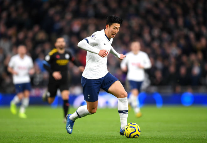 Son Heung Min đã 5 lần ghi bàn vào lưới Man City của Pep Guardiola