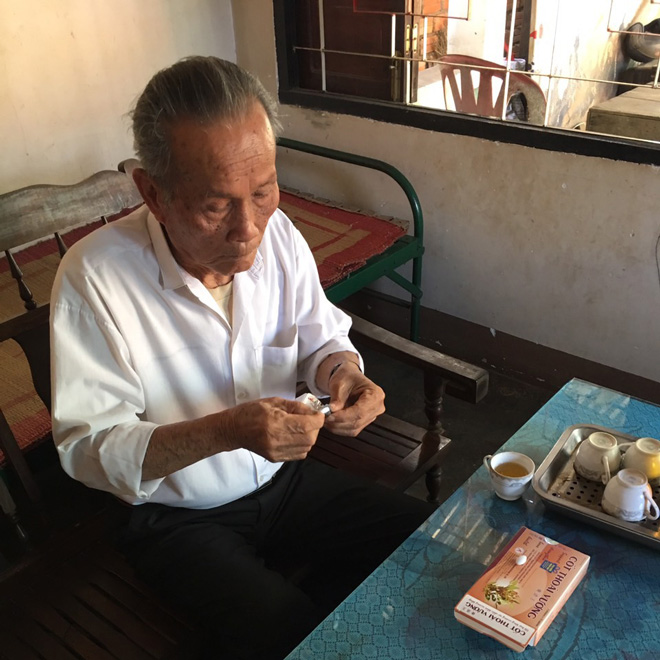 Tình trạng đau lưng của ông Tình được cải thiện khi sử dụng Cốt Thoái Vương