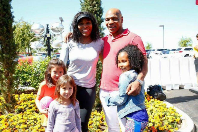 Serena Williams có thể là người thầy lý tưởng giúp Milan - con gái Mike Tyson thành một tài năng lớn của quần vợt thế giới