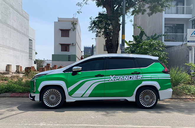 Mitsubishi Xpander độ mâm như Maybach với màu sơn ngoại thất tưởng là Grabcar - 7