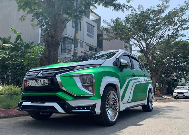 Mitsubishi Xpander độ mâm như Maybach với màu sơn ngoại thất tưởng là Grabcar - 9