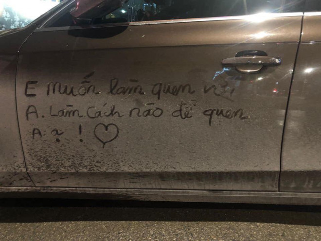 Viết lời nhắn làm quen lên thân Audi tiền tỷ, cô gái bị vợ chủ xe đăng lên tìm kiếm - 3