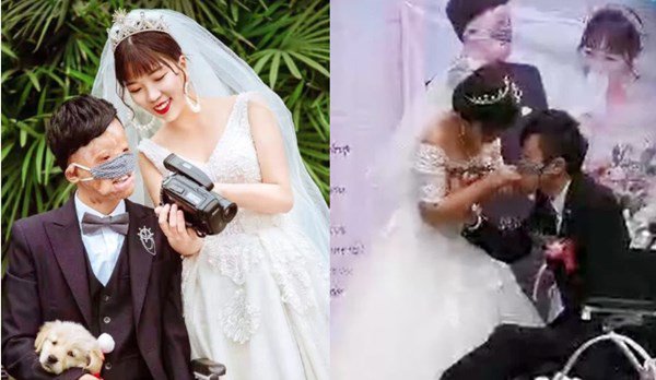 Đám cưới của cặp đôi đã lấy nước mắt của nhiều người.