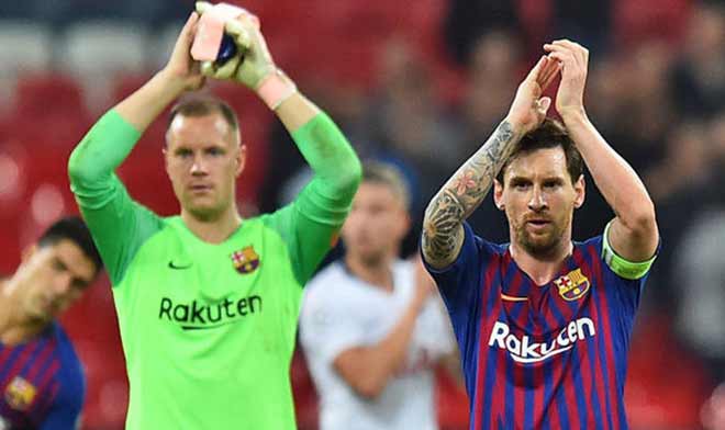Messi và Ter Stegen là hai người đã ẩu đả trên sân tập Barca