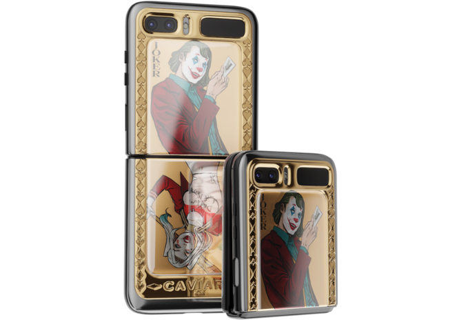 Ngắm Galaxy Z Flip phiên bản Jocker/ Harley Quinn siêu ma quái từ Caviar - 3