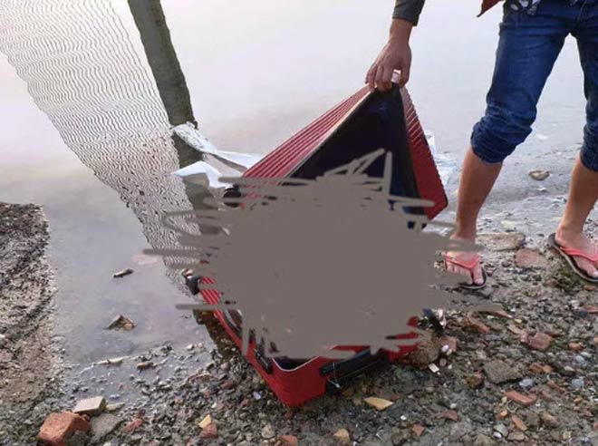 Thi thể bị phân khúc bỏ trong vali