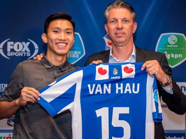 Heerenveen chi đậm để có sự phục vụ của Văn Hậu