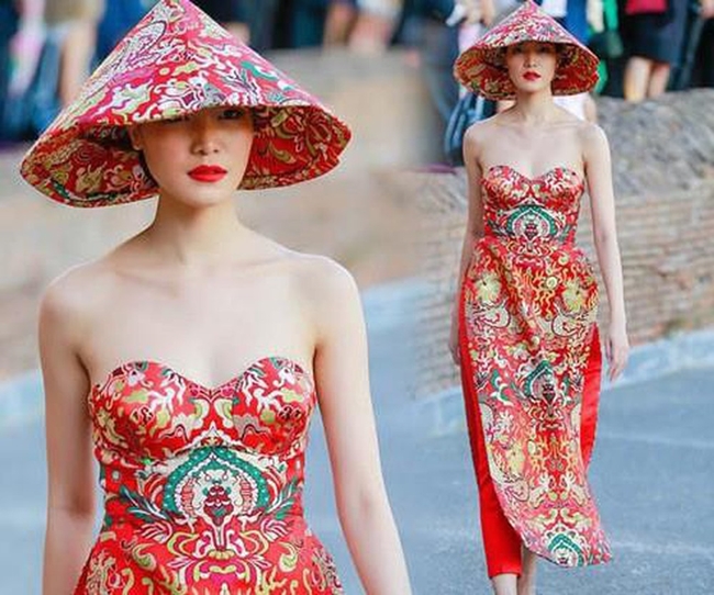 Hoa hậu Thùy Dung cũng gây tranh cãi khi diện bộ áo dài cách tân trình diễn trong một sự kiện thời trang tháng 6.2015. Dù gọi là áo dài trong trang phục có họa tiết, cấu trúc, màu sắc bị nhận xét phảng phát nét Trung Quốc.