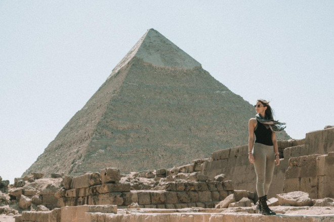 Kim Tự Tháp Ai Cập. Ảnh: Lexie Alford