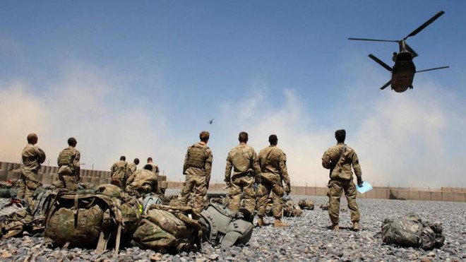 Lực lượng quân sự Mỹ ở Afghanistan. Ảnh: REUTERS