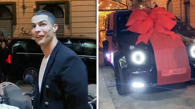 Cristiano Ronaldo là cầu thủ giàu có trong làng bóng đá thế giới. Mới đây, một lần nữa, fan của cầu thủ này được dịp "lác mắt" khi anh được bạn gái tặng một chiếc xe đắt tiền.