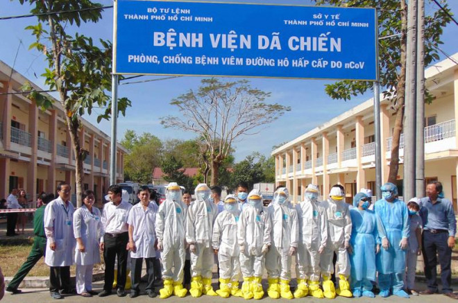 Bệnh viện dã chiến tiếp nhận và điều trị bệnh do virus Corona ở huyện Củ Chi, TP.HCM. Ảnh: TRẦN NGỌC