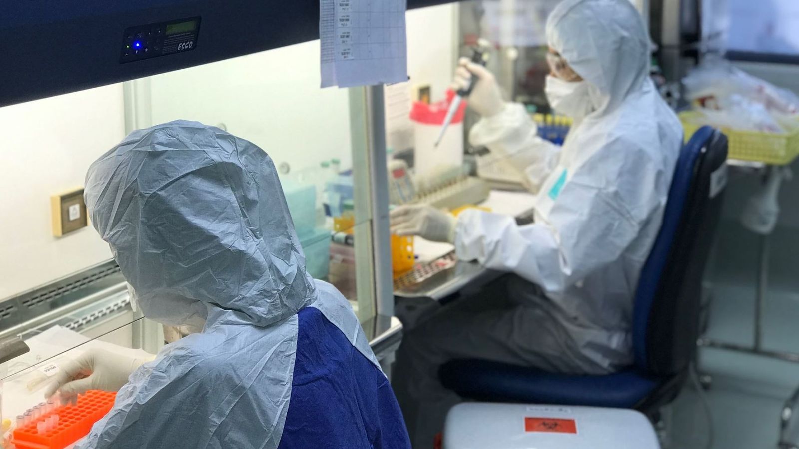 Các thành viên "biệt đội săn virus" ở Thái Lan