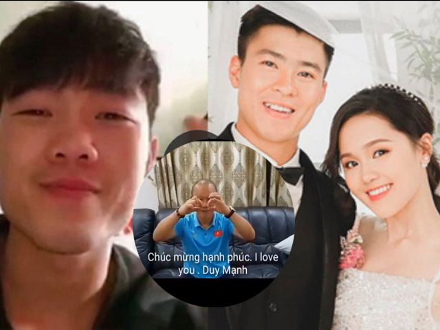 Bạn trẻ - Cuộc sống - Clip: HLV Park Hang-seo, Xuân Trường gửi lời chúc đặc biệt tới Duy Mạnh