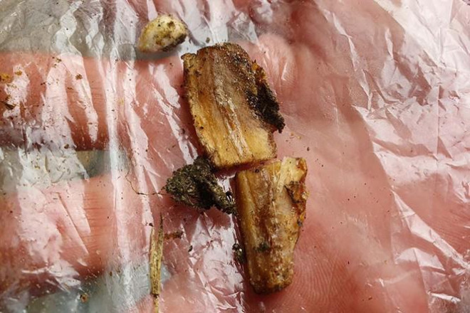 Bả cho mà các đối tượng rải ven đường.