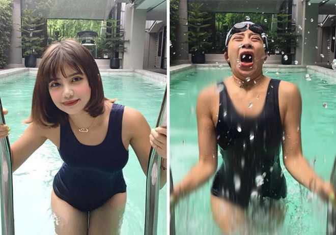 Dân mạng cười ngất với loạt ảnh "lầy lội" của nữ blogger Thái Lan - 3