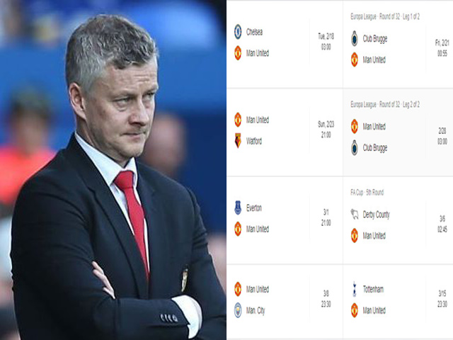 Bóng đá - MU - Solskjaer vừa đá vừa lo: Sau Chelsea là lịch thi đấu "kinh hoàng"
