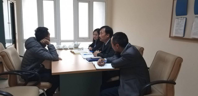 H.M.Q. làm việc với cơ quan chức năng