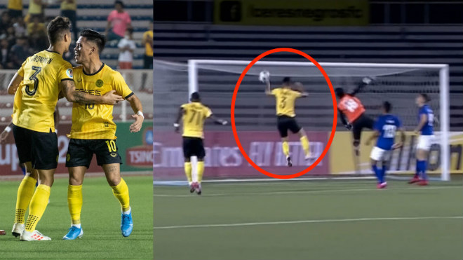 Bàn thắng bằng tay được trọng tài công nhận