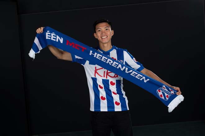 Đoàn Văn Hậu chưa có nhiều cơ hội để thi đấu cho Heerenveen