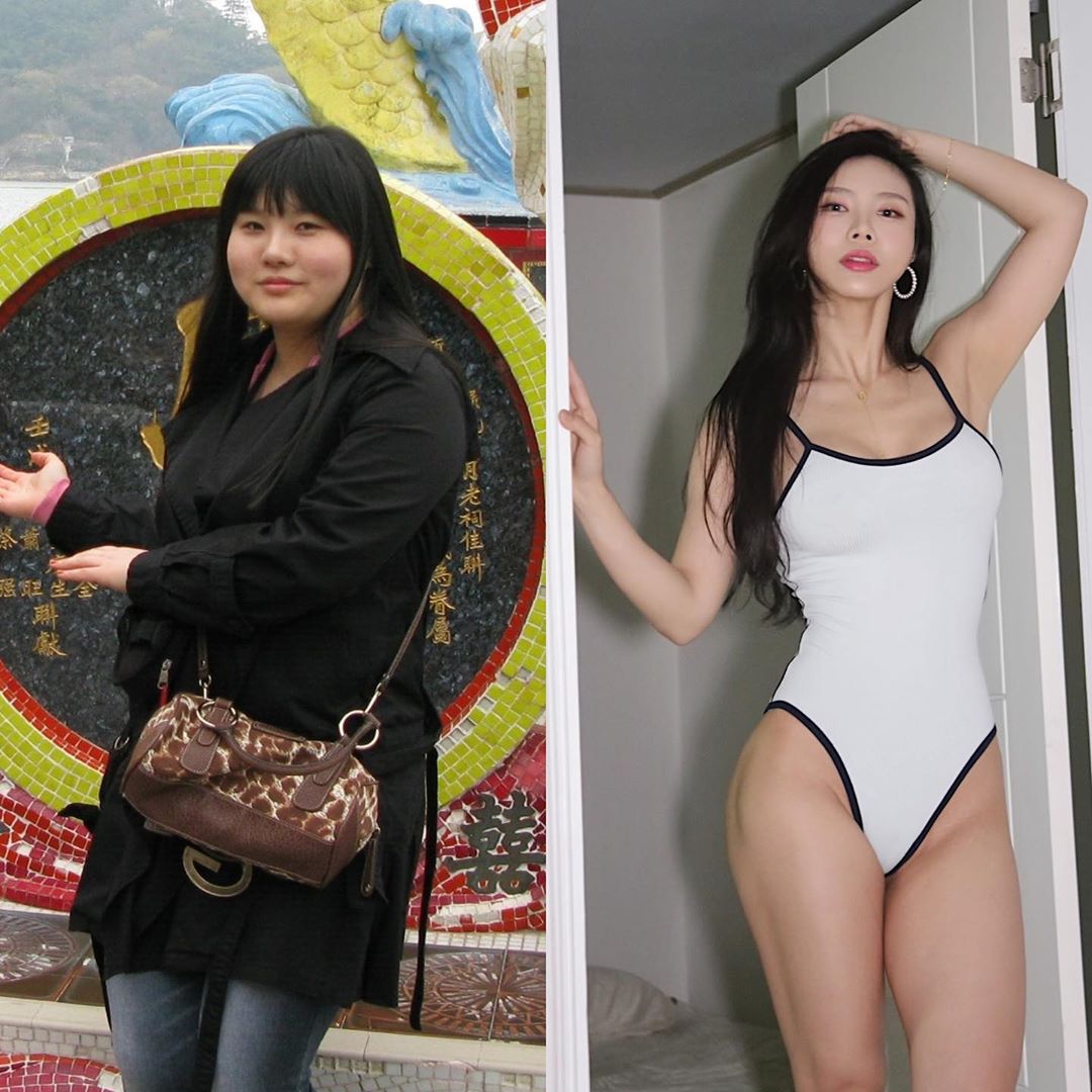 Kim Da Eun là một trong những trường hợp giảm cân thành công được báo Hàn nhắc đến.