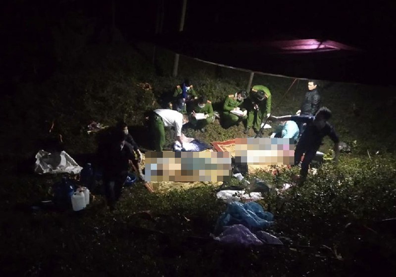 Hiện trường vụ tai nạn. Ảnh: FB