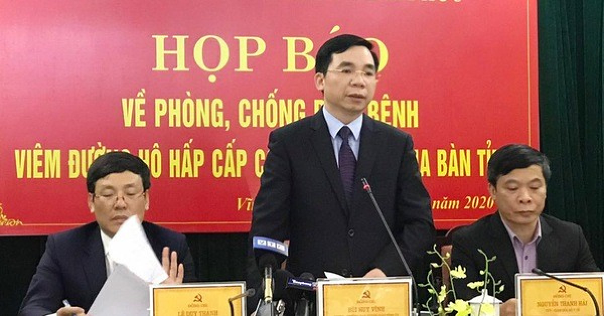 Ông Nguyễn Thanh Hải, Giám đốc Sở Y tế tỉnh Vĩnh Phúc