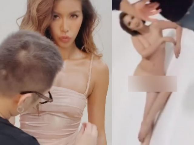 Ca nhạc - MTV - Lộ ảnh hậu trường chụp hình của mỹ nhân Việt gây tranh cãi dữ dội
