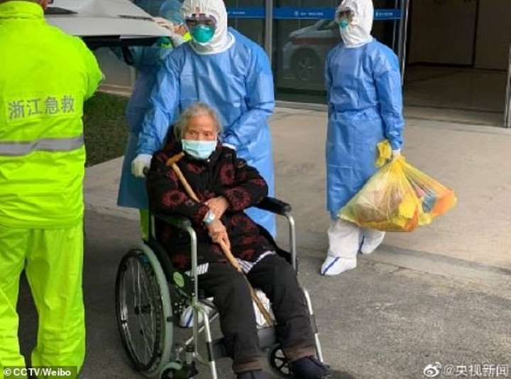 Bà Lu hồi phục và được xuất viện (ảnh: Daily Mail)