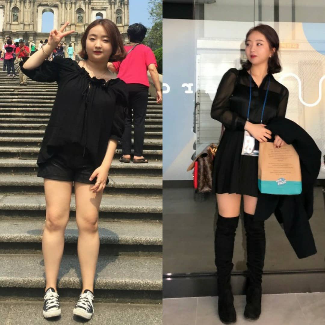 Lee Hyun Joo giảm cân ngoạn mục trở nên thon thả.