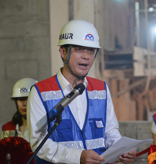 Ông Huỳnh Hồng Thanh, Phó Trưởng Ban Quản lý đường sắt đô thị TP HCM