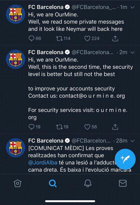 “Mọi thứ đều có thể hack”: Nhóm tin tặc tuyên bố sau khi chiếm tài khoản Twitter Olympics, FC Barcelona - 2