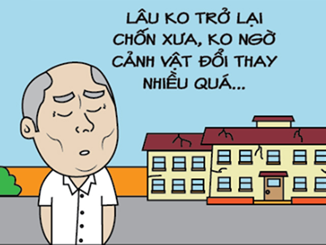 Tranh vui - Khi học sinh, sinh viên gặp nhau sau kỳ nghỉ tết dài nhất lịch sử