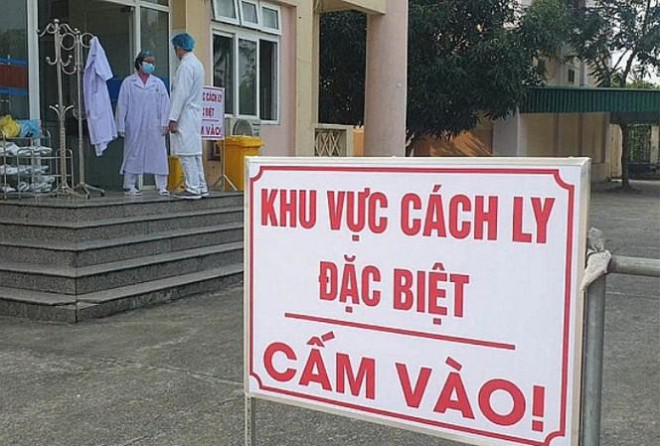 Khu vực cách ly bệnh nhân nghi nhiễm&nbsp;Covid-19 (ảnh minh họa)