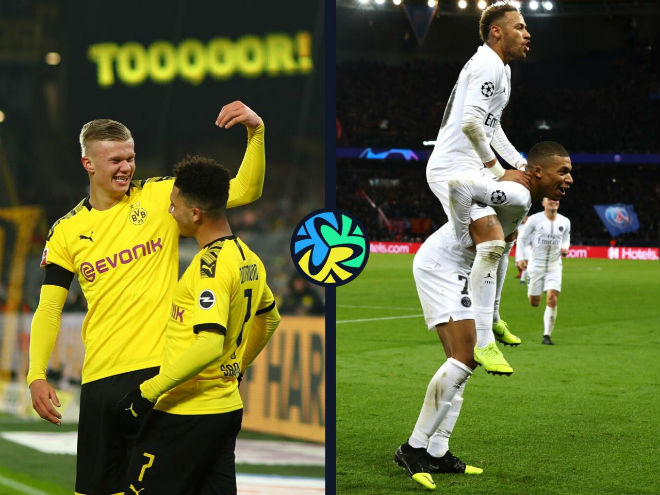Dortmund đấu PSG là cặp đấu của 2 đội bóng có hàng công với những hảo thủ đáng chú ý