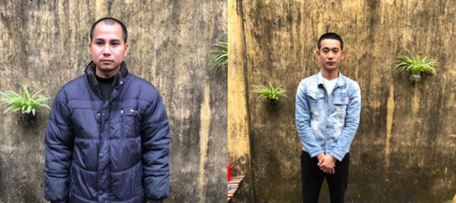 Đối tượng Võ Xuân Tình và Nguyễn Bá Đức