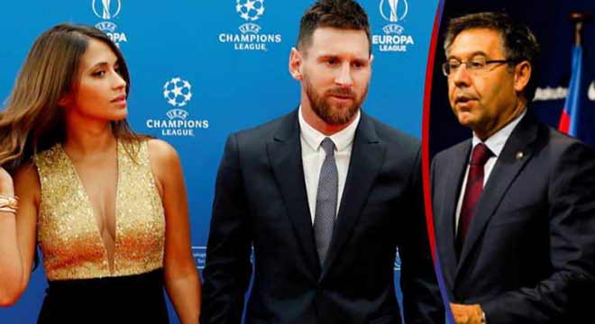 Vợ của Messi, cô Antonella bị cũng bị cho là nạn nhân của chiến dịch bôi nhọ từ ban lãnh đạo Barca