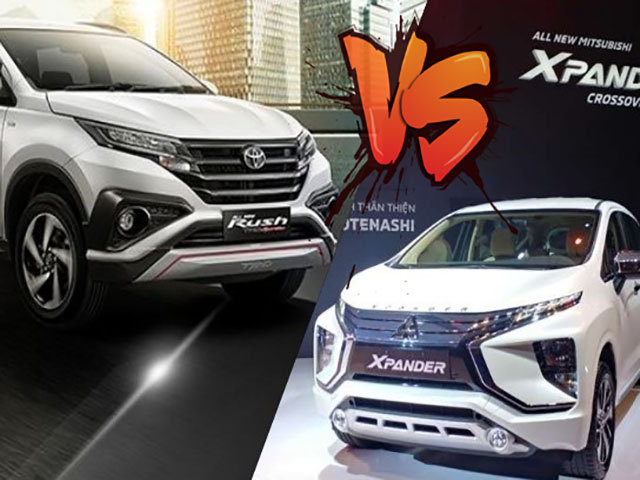 So sánh Mitsubishi Xpander và Toyota Rush: Đẹp ngoài hay thực dụng