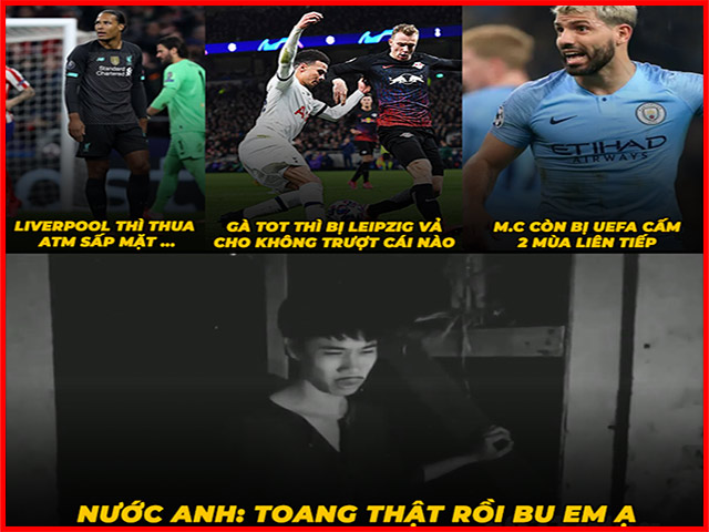 Tranh vui - Các đội bóng Anh đang "lao đao" ở vòng knock-out cúp C1