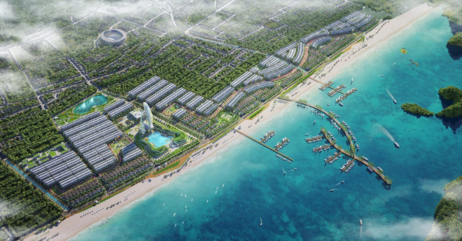 Phối cảnh tổng thể dự án Green Dragon City