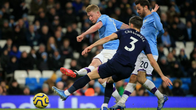 De Bruyne tỏa sáng giúp Man City giành trọn 3 điểm