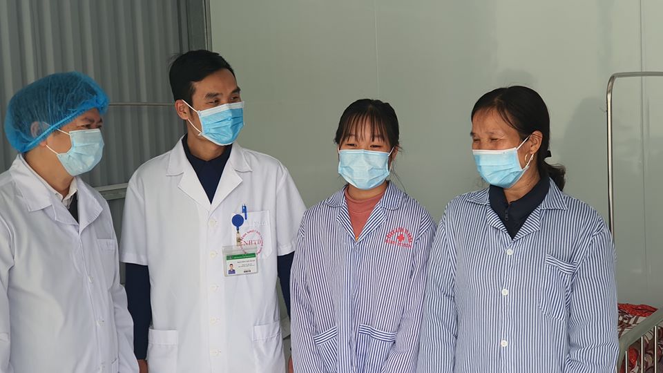 Hai trường hợp đã khỏi bệnh Covid -19 tại Việt Nam.