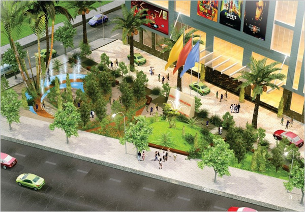 Lộc Ninh Singashine chú trọng phát triển lõi cảnh quan cho những trải nghiệm sống xanh hiện đại.