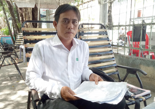 Anh Trương Ly Mít, người vừa được TAND tỉnh Cà Mau tuyên không phạm tội “Trộm cắp tài sản”. Ảnh: Gia Minh