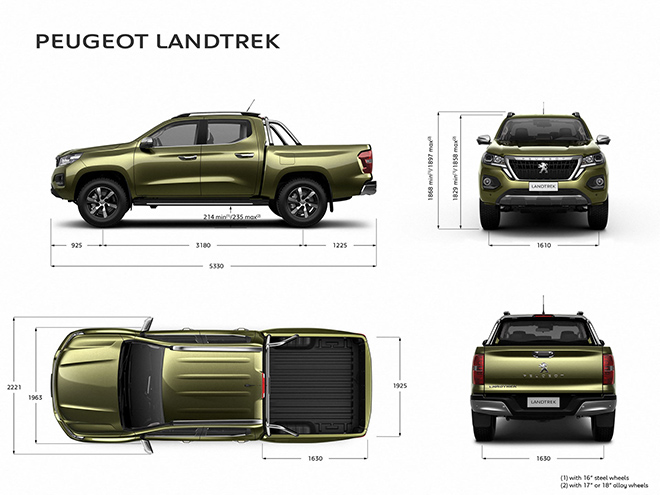 Peugeot Landtrek tân binh trong phân khúc xe bán tải - 3